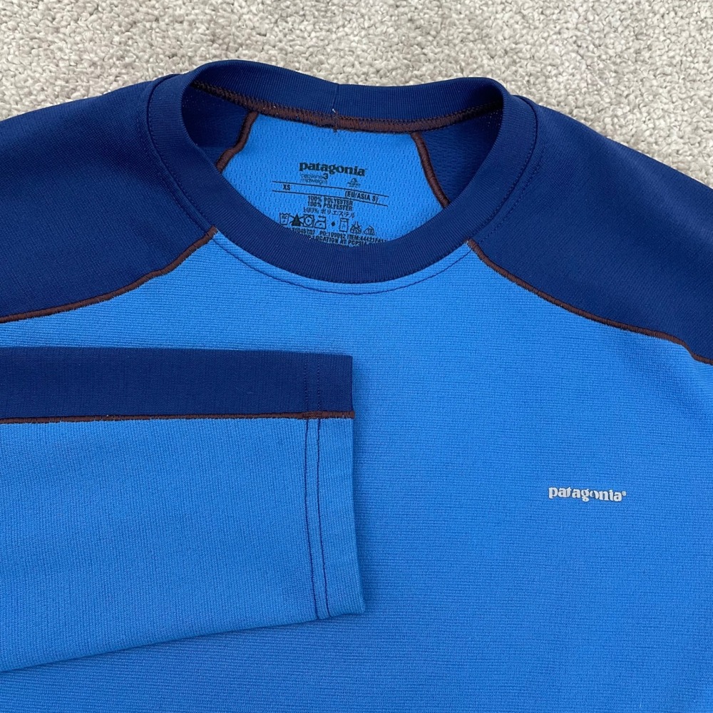 Patagonia Capilene Base Layer Mens Extra Small 3 Midweight Colorblock